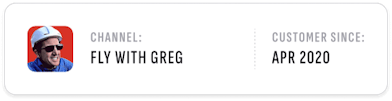 Fly With Greg video membership information