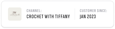 Crochet with Tiffany video membership information