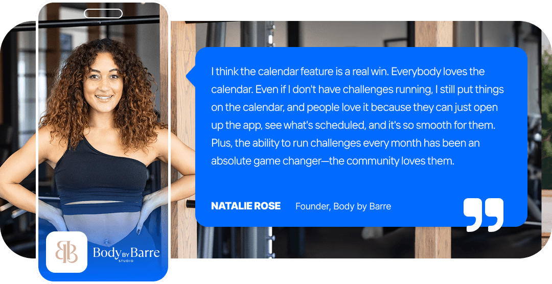 Body by barre testimonial
