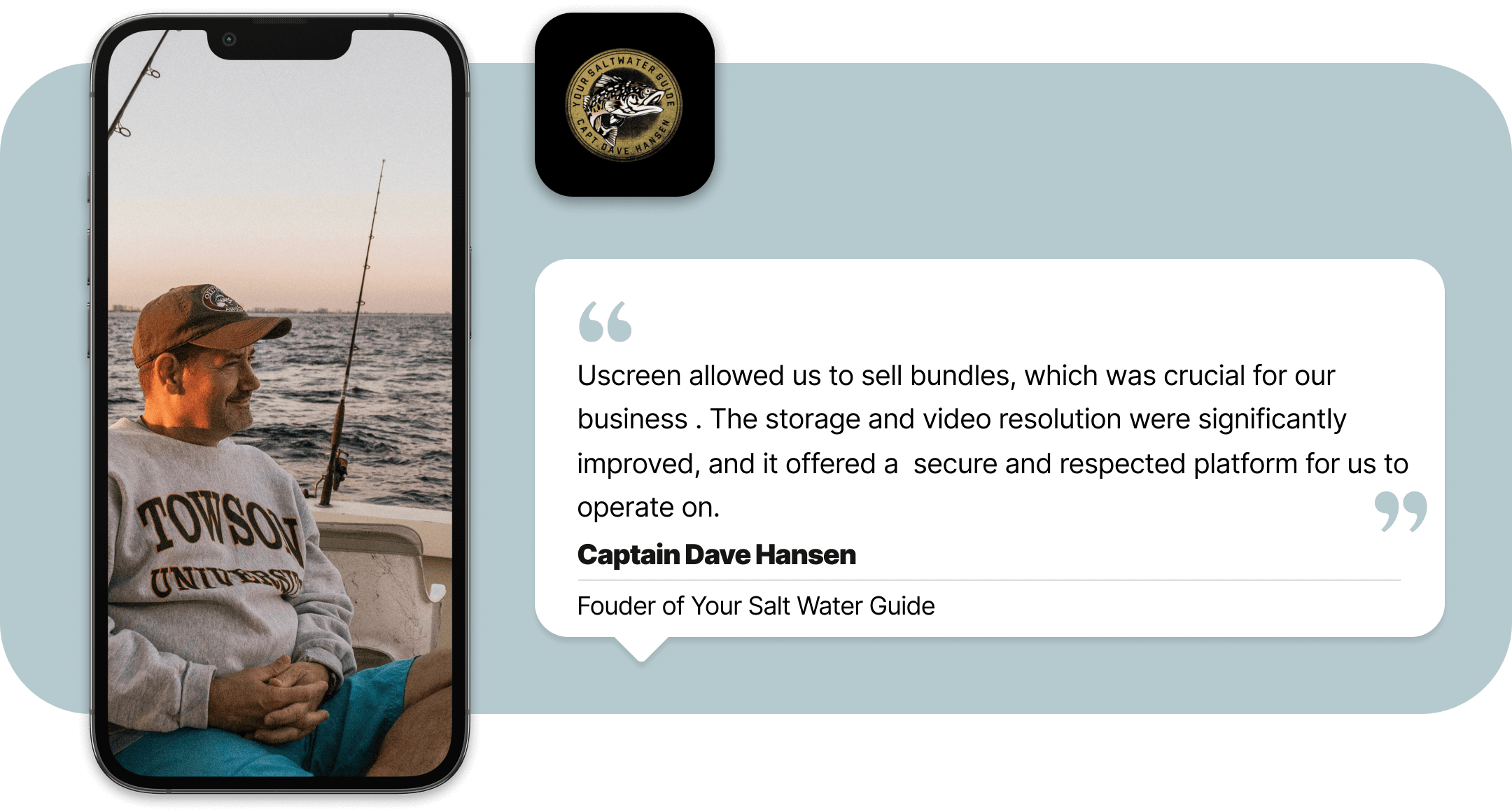 Your Saltwater Guide user review of Uscreen