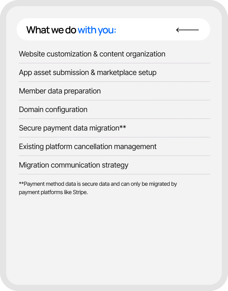 uscreen migration guide what we do with you