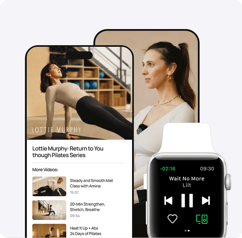 Health and Wellness - Pilates - Apps feature overview
