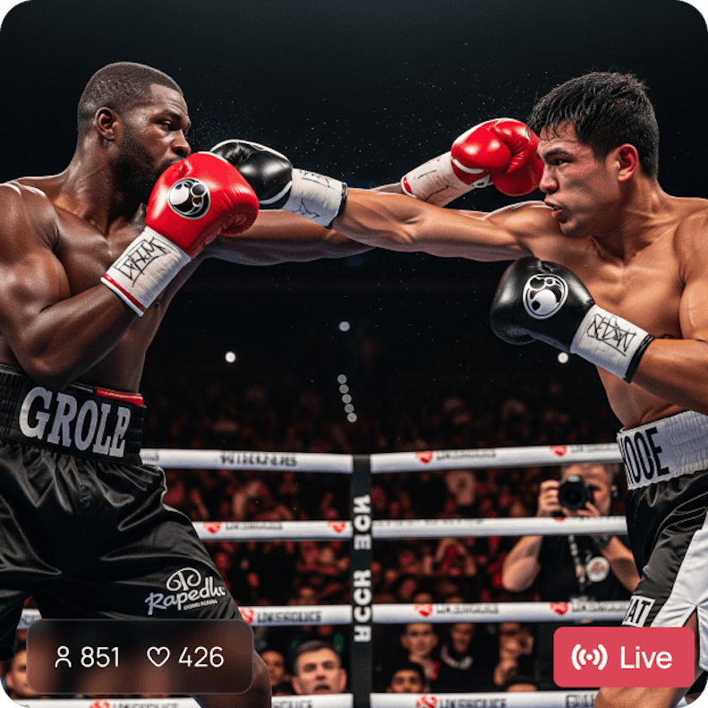 Live Event Broadcasting - Live Sports - Boxing