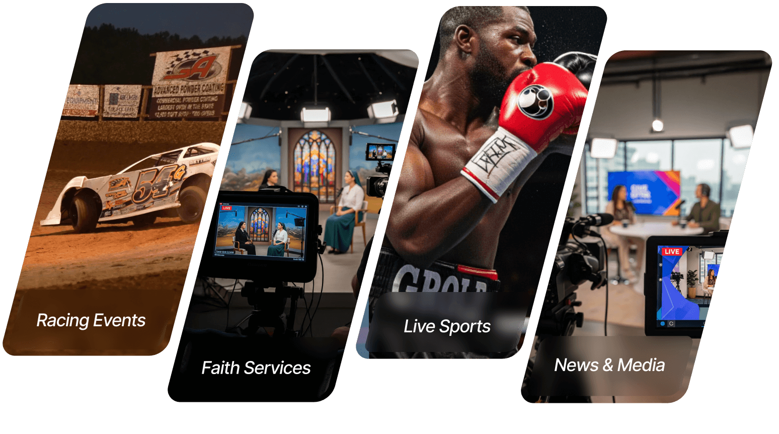 Live Event Broadcasting - Use Cases - All Hero