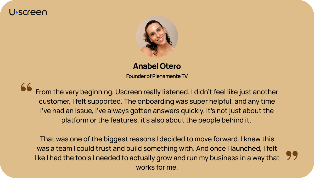 Plenamente Testimonial