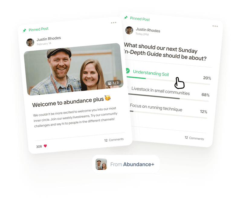 community features