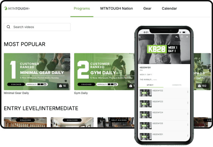An image of MTN Tough showing the desktop and app interfaces
