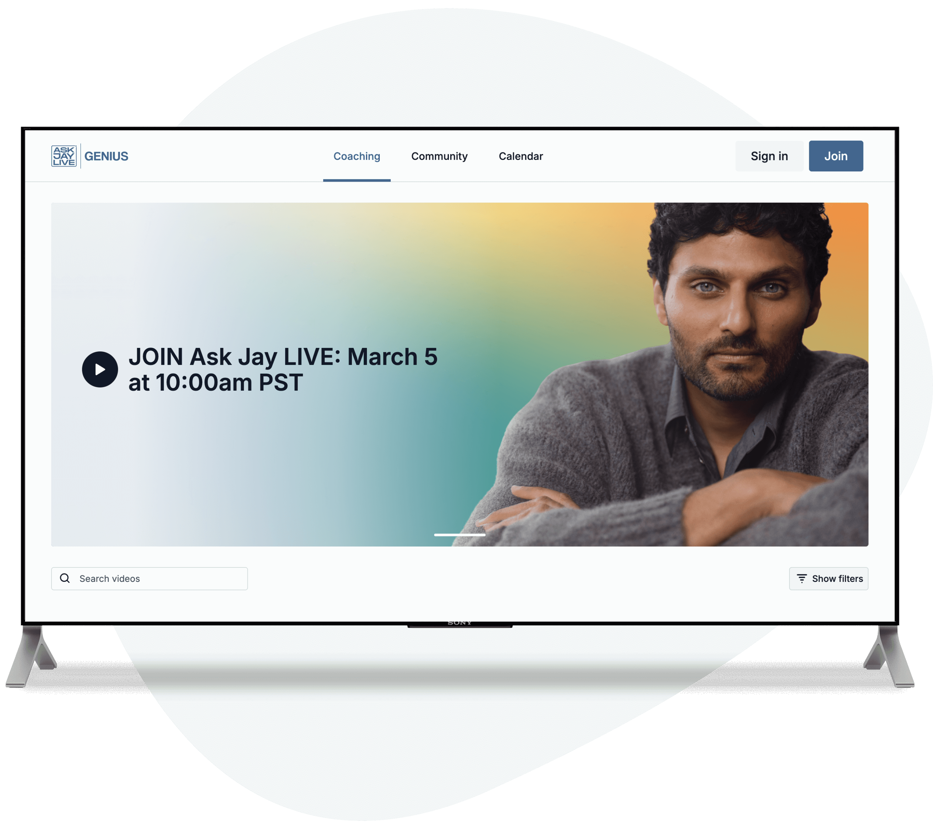 An image of Genius by Jay Shetty catalog.