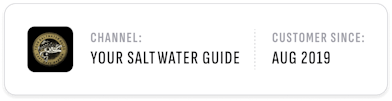Your Saltwater Guide's Uscreen Membership Start Date of August 2019