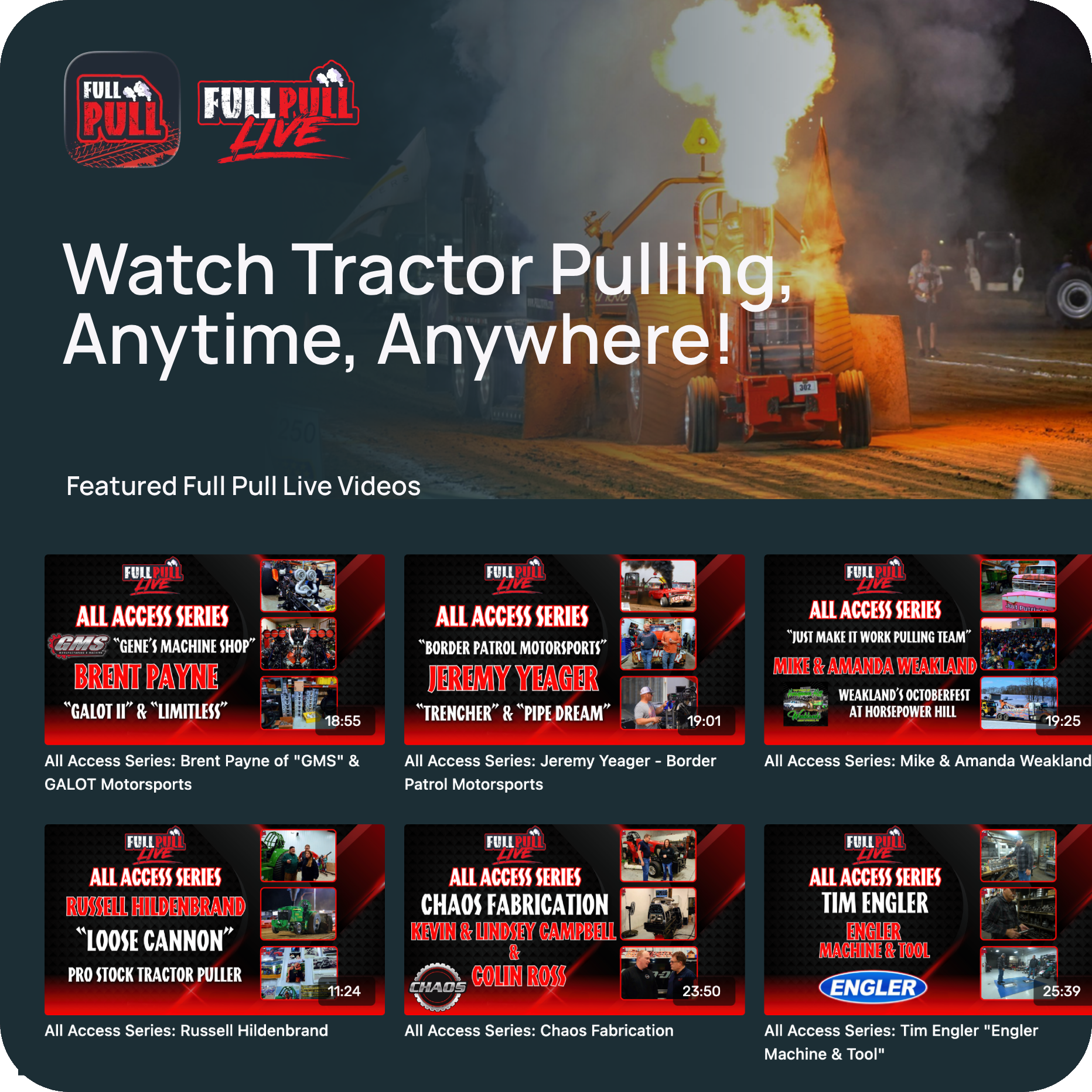 Live Event Broadcasting - Live Sports - Full Pull Live
